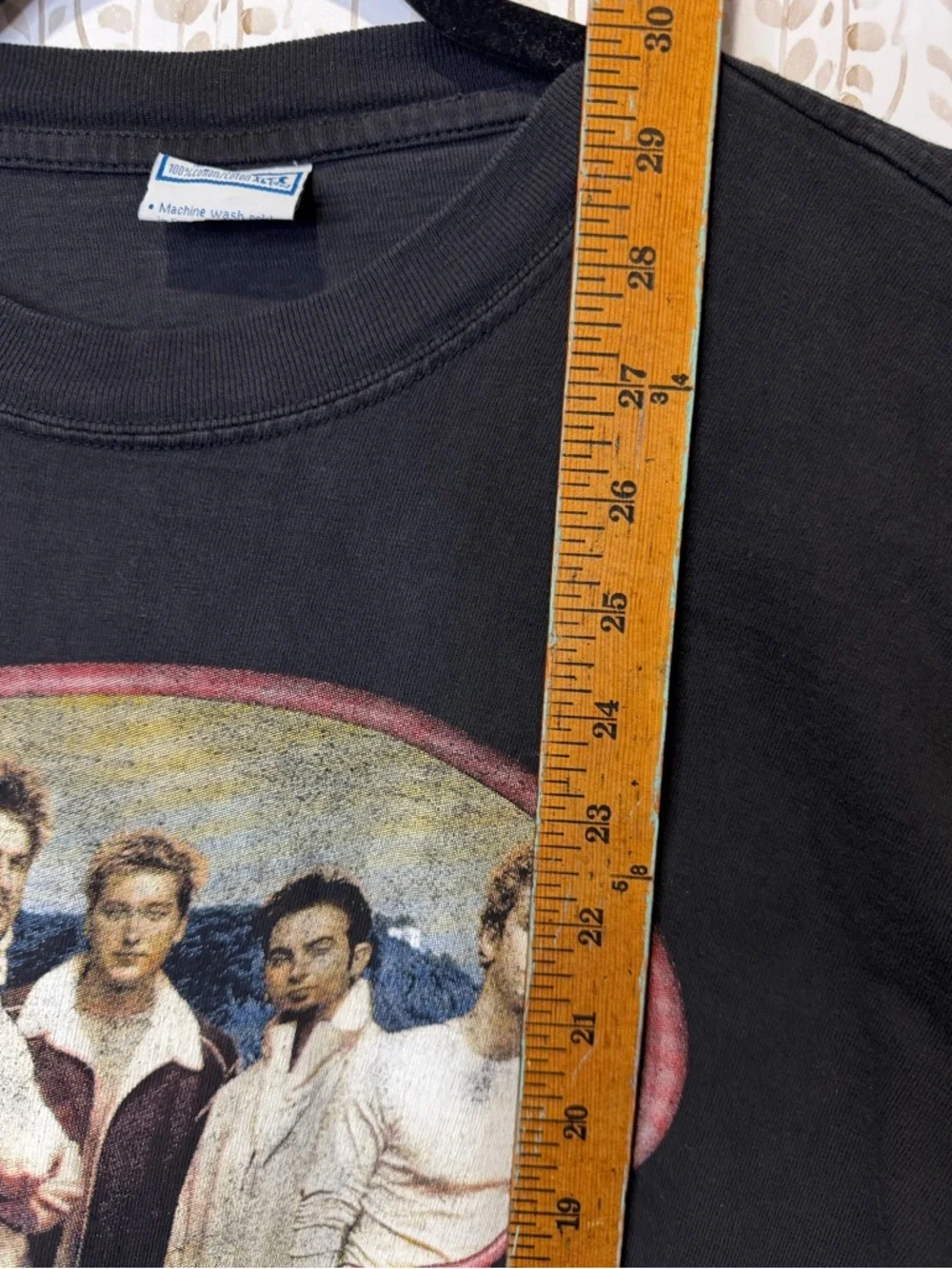 *NSYNC VINTAGE Bye Bye Bye Tour Concert Tee Black Cotton size XL - Picture 8 of 8